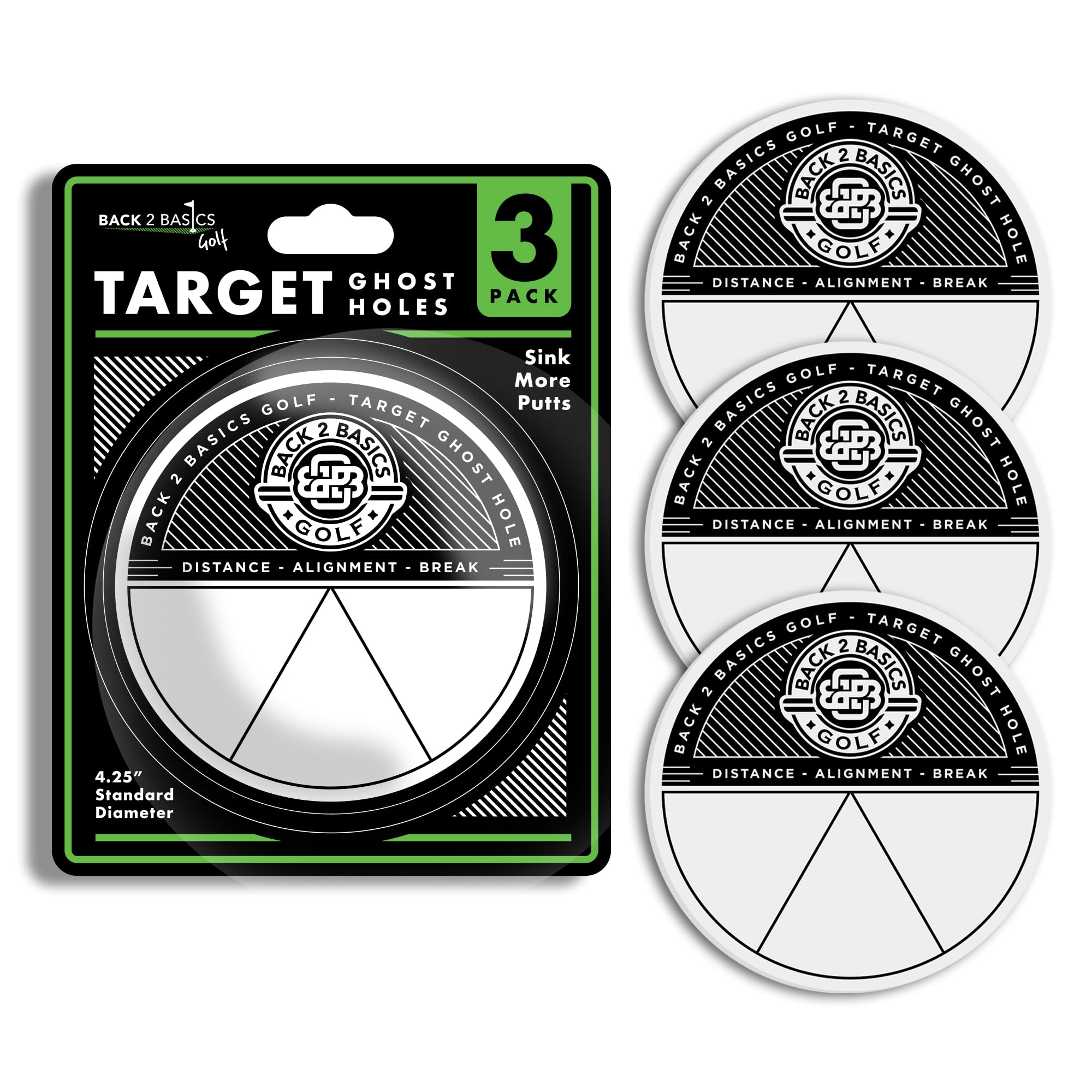 Amazon.com : 3-Pack Target Ghost Holes and 10ft Golf Putting Mat